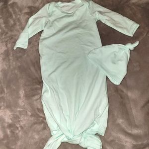 Aqua / mint knotted gown